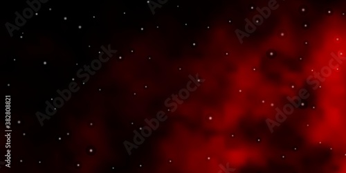Dark Red vector layout with bright stars. Modern geometric abstract illustration with stars. Pattern for wrapping gifts.