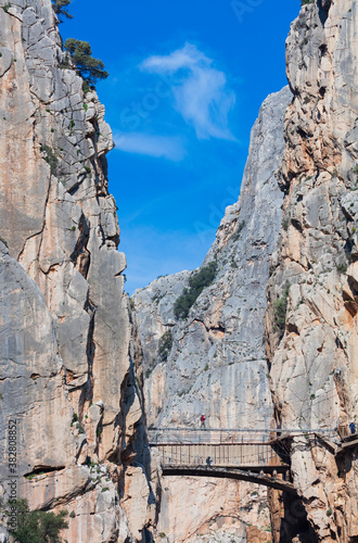 Caminito del Rey, Gorge of the Gaitanes (Desfiladero de los Gaitanes), Álora, Málaga, Andalusia, Spain, Europe