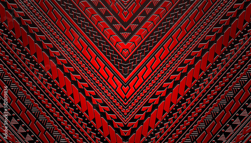 Maori ethnic ornament