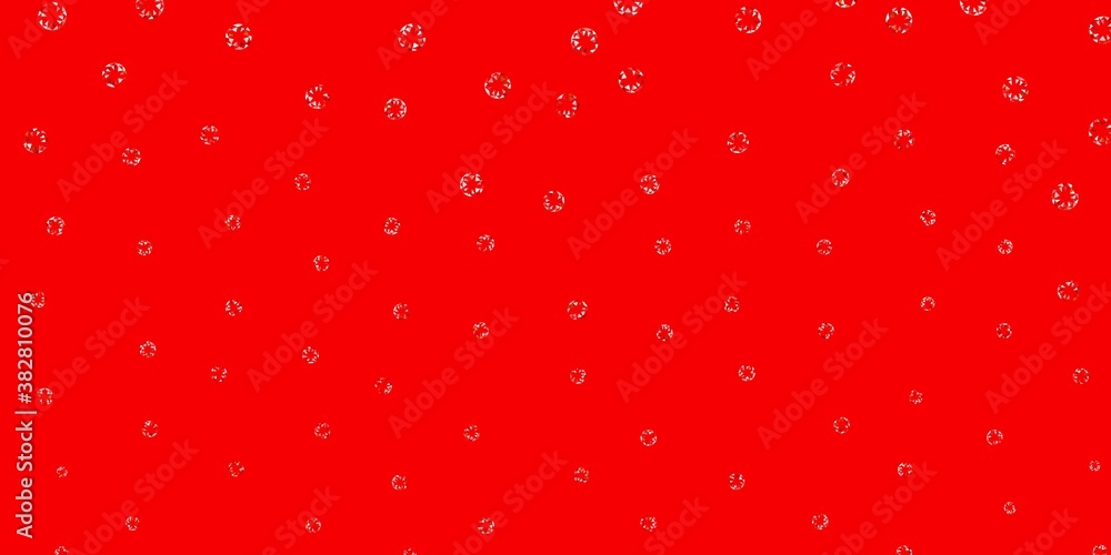 Light green, red vector texture with disks. Light green, red vector texture with disks.