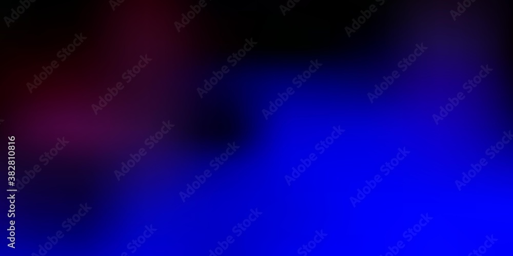 Dark blue, red vector gradient blur backdrop. Dark blue, red vector gradient blur backdrop.