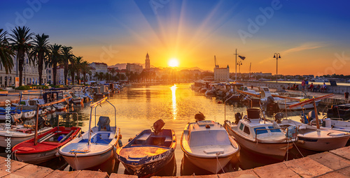 Split  Croatia at sunrise