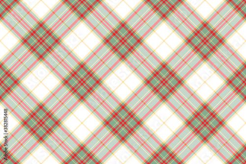 Plaid pattern seamless. Check fabric texture. Stripe square background. Vector textile design.