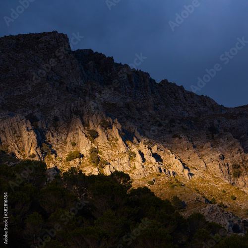 Sunset, Sierra de las Nieves National Park, Málaga, Andalusia, Spain, Europe