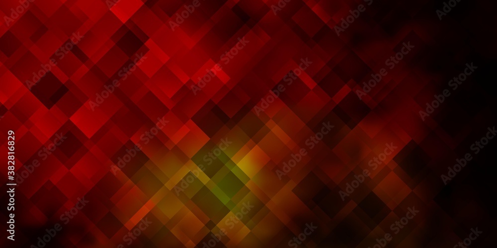 Dark Orange vector pattern in square style. Dark Orange vector pattern in square style.