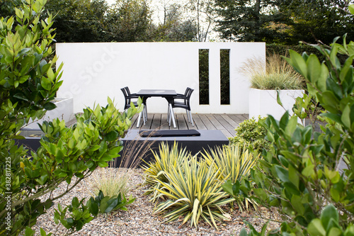 patio in the garden
