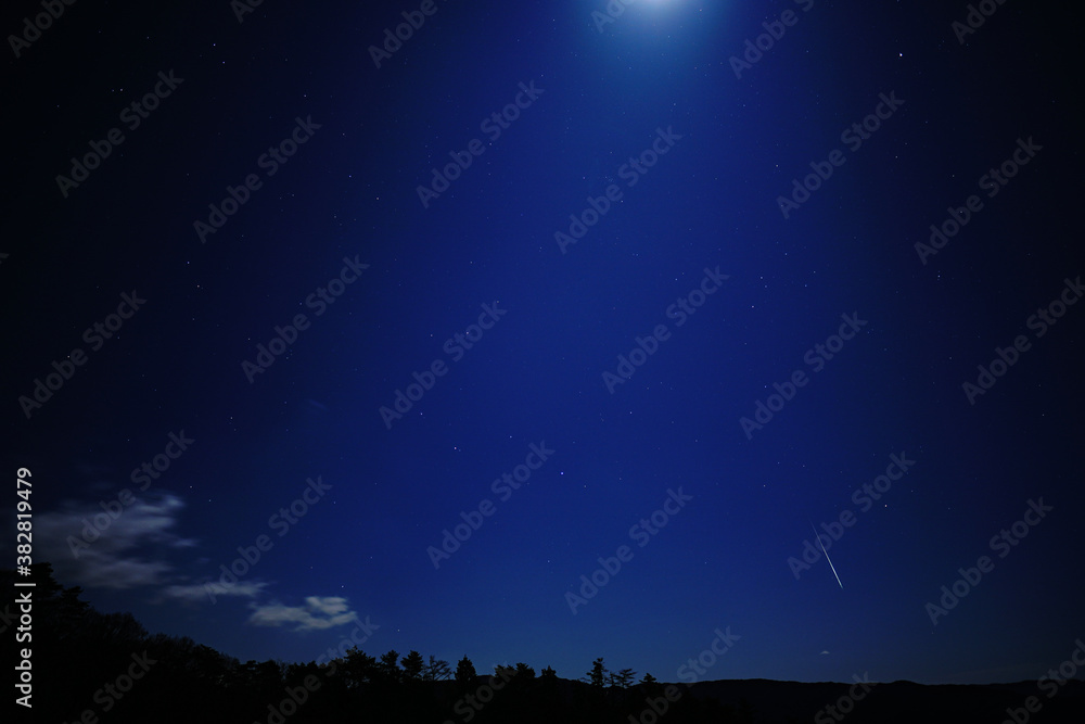 Naklejka premium starry night sky