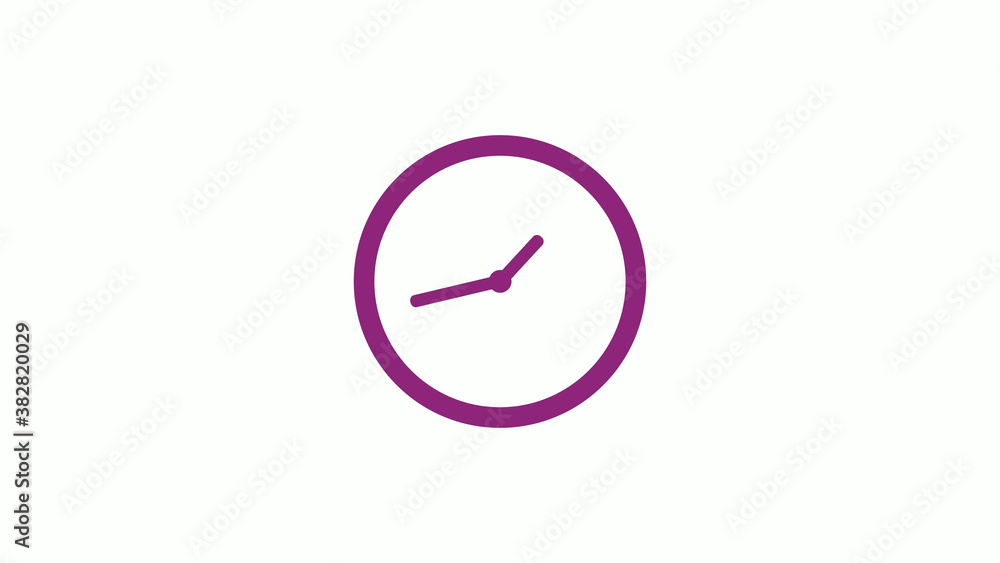 New pink dark circle 12 hours clock isolated without trick,clock icon New pink dark circle 12 hours clock isolated without trick,clock icon