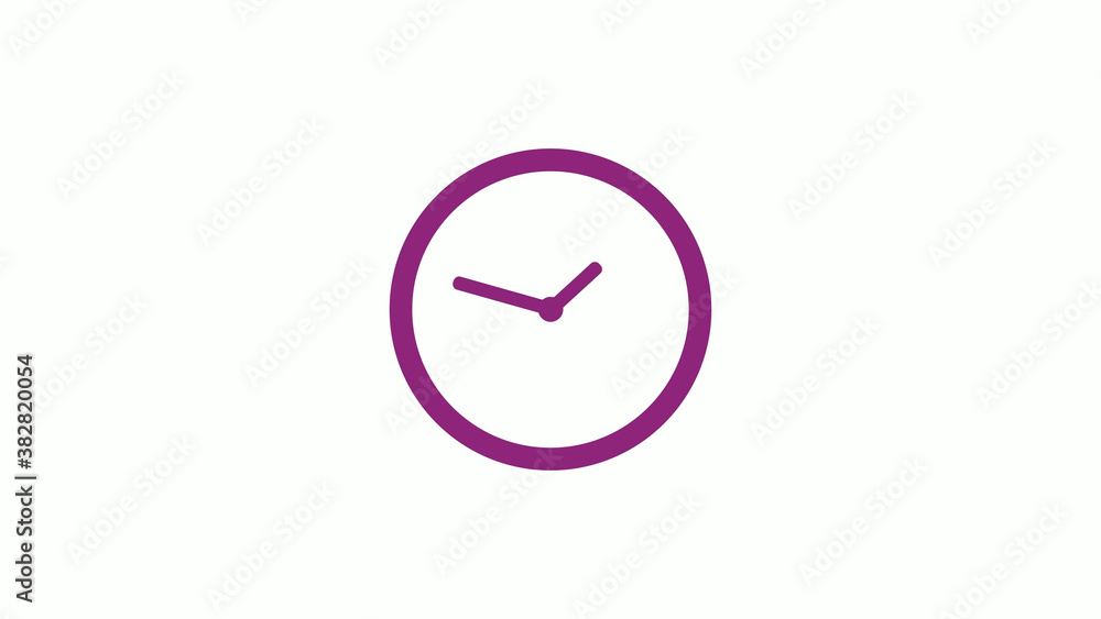 New pink dark circle 12 hours clock isolated without trick,clock icon New pink dark circle 12 hours clock isolated without trick,clock icon