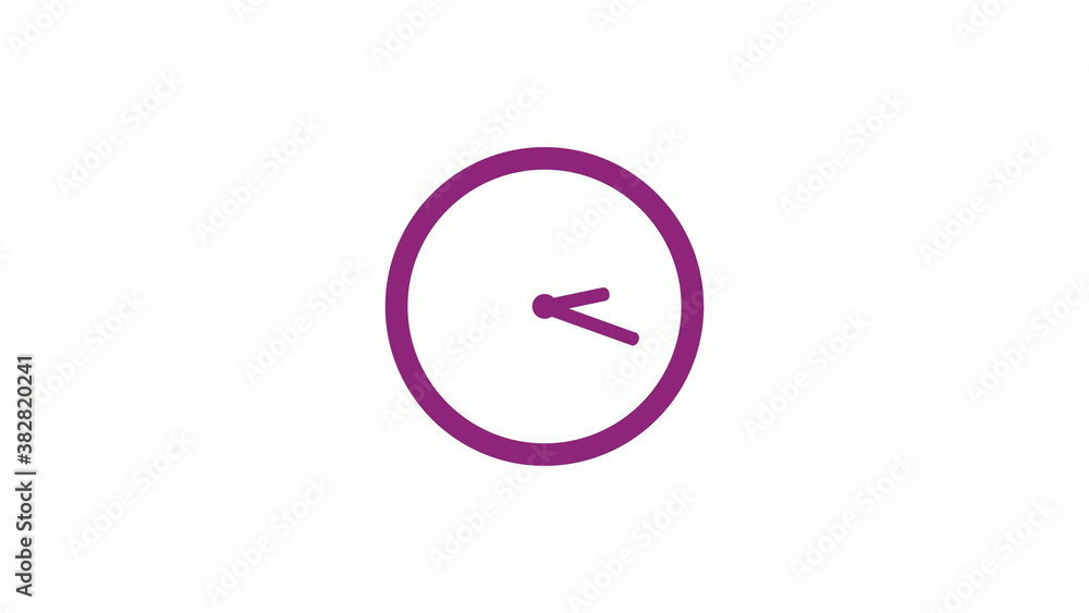 New pink dark circle 12 hours clock isolated without trick,clock icon New pink dark circle 12 hours clock isolated without trick,clock icon