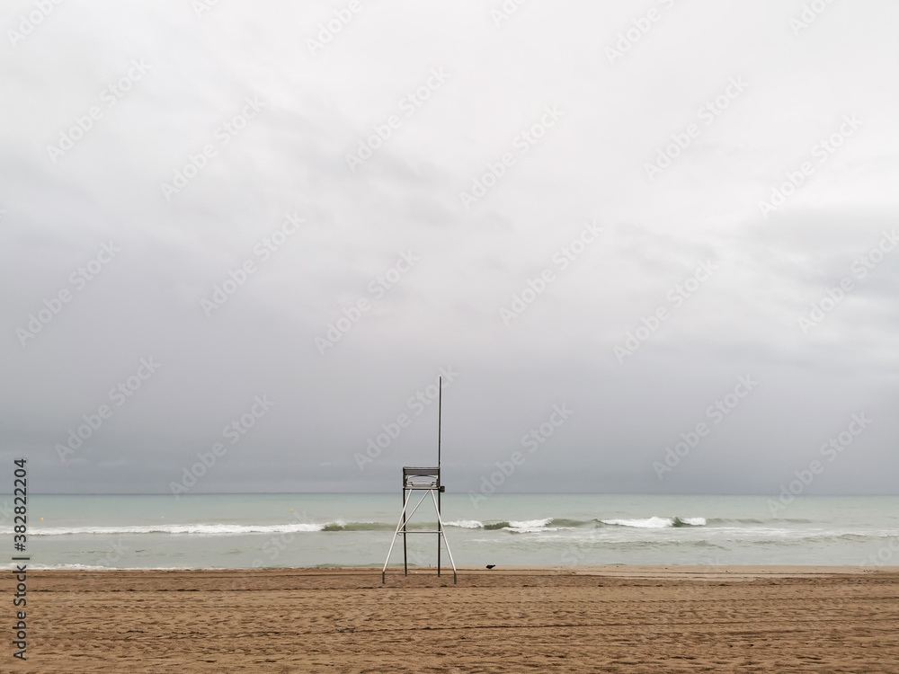Empty chair on the beach Empty chair on the beach