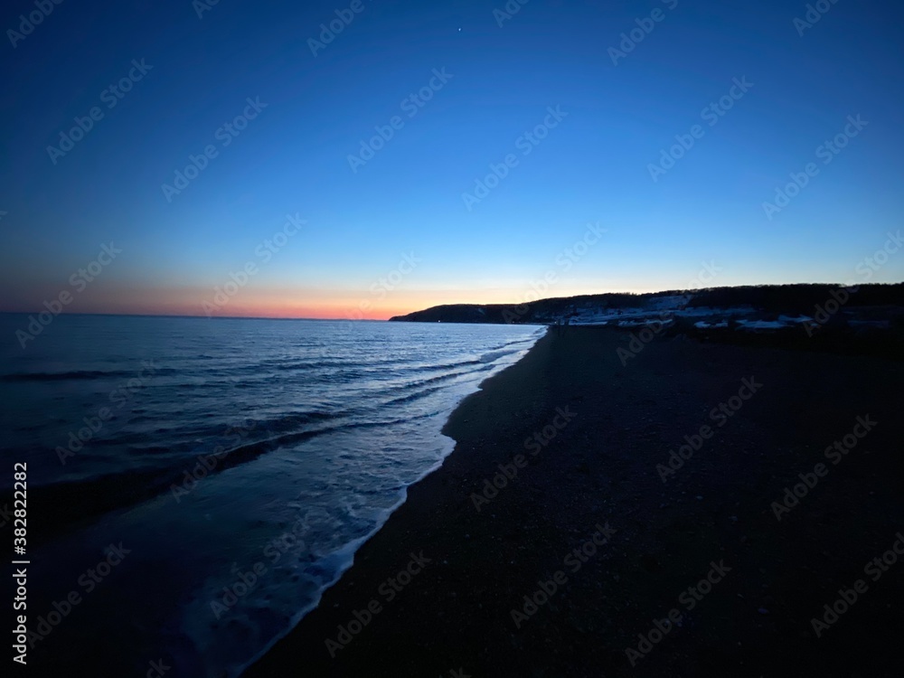 Obraz premium sunset over the sea