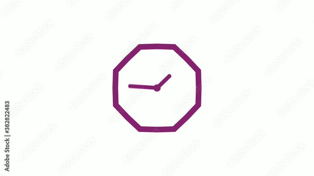 New pink dark 12 hours counting down clock icon on white background,clock isolated New pink dark 12 hours counting down clock icon on white background,clock isolated
