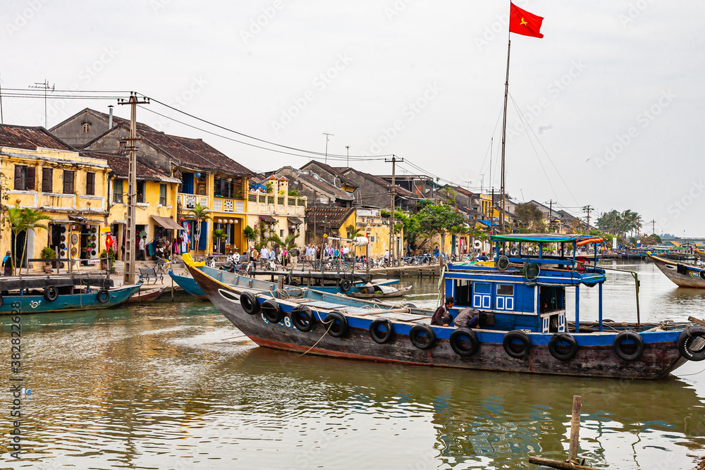 Hoi-An Vietnam, de oude stad