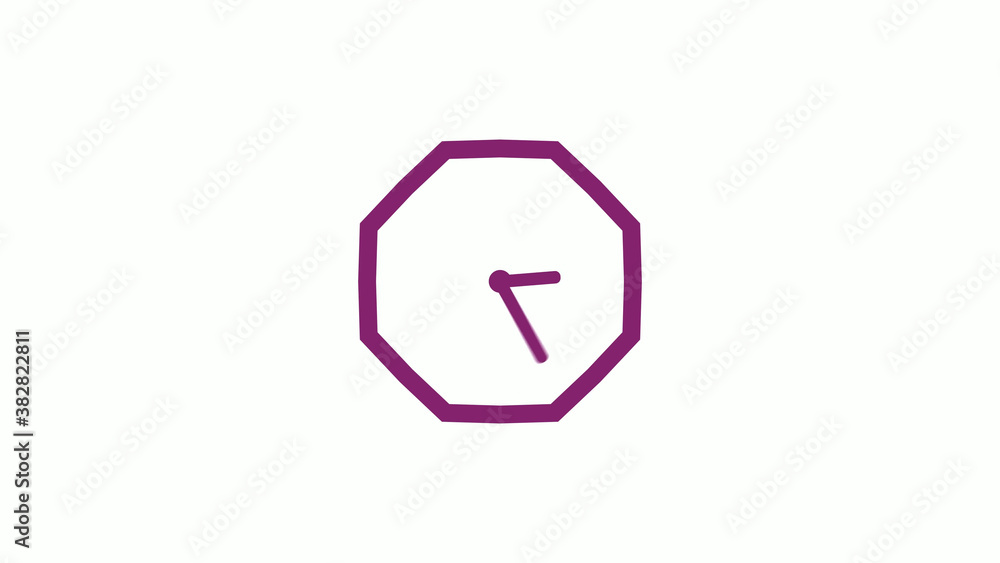 New pink dark counting down clock icon on white background,clock isolated New pink dark counting down clock icon on white background,clock isolated