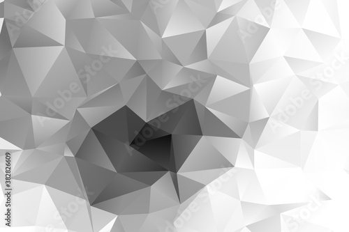 Low poly triangular, triangles vector background. Shatter, crumple effect. Chaotic glass pane