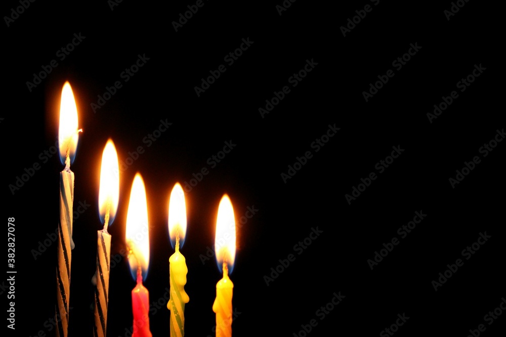 burning candles in the darkness burning candles in the darkness