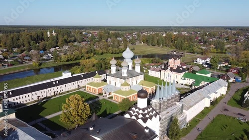 neighborhood, church, old, Russia, summer