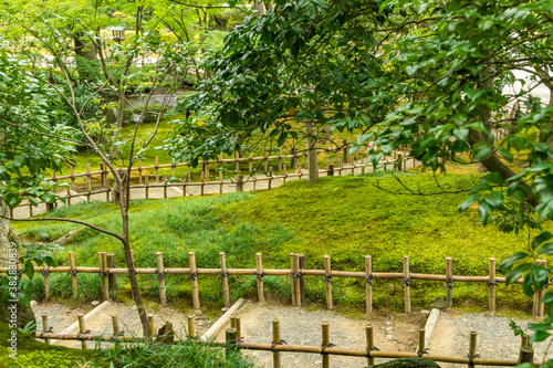 Kanazawa Kenrokuen garden in Japan photo