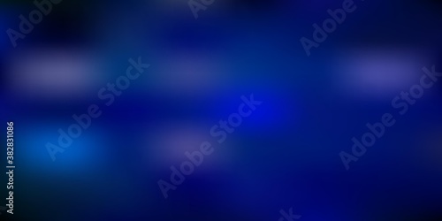 Dark blue, green vector blur backdrop.
