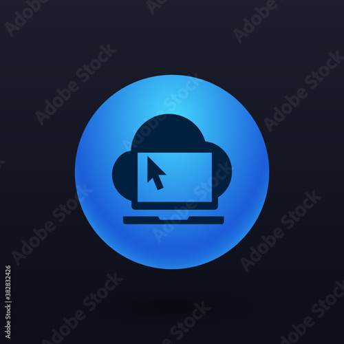 Cloud Computing - Button