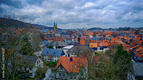 Blick auf die historische Altstadt der Kaiserstadt Goslar