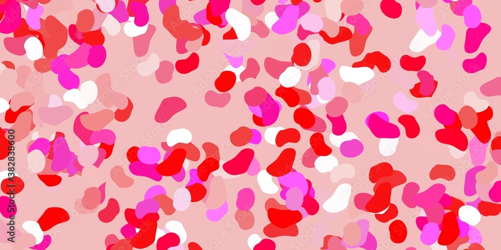 Light pink, yellow vector texture with memphis shapes. Light pink, yellow vector texture with memphis shapes.