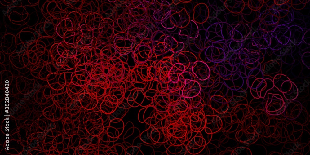 Dark pink, red vector backdrop with chaotic shapes. Dark pink, red vector backdrop with chaotic shapes.