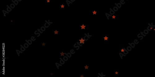 Dark Red vector texture with beautiful stars. Modern geometric abstract illustration with stars. Pattern for wrapping gifts.