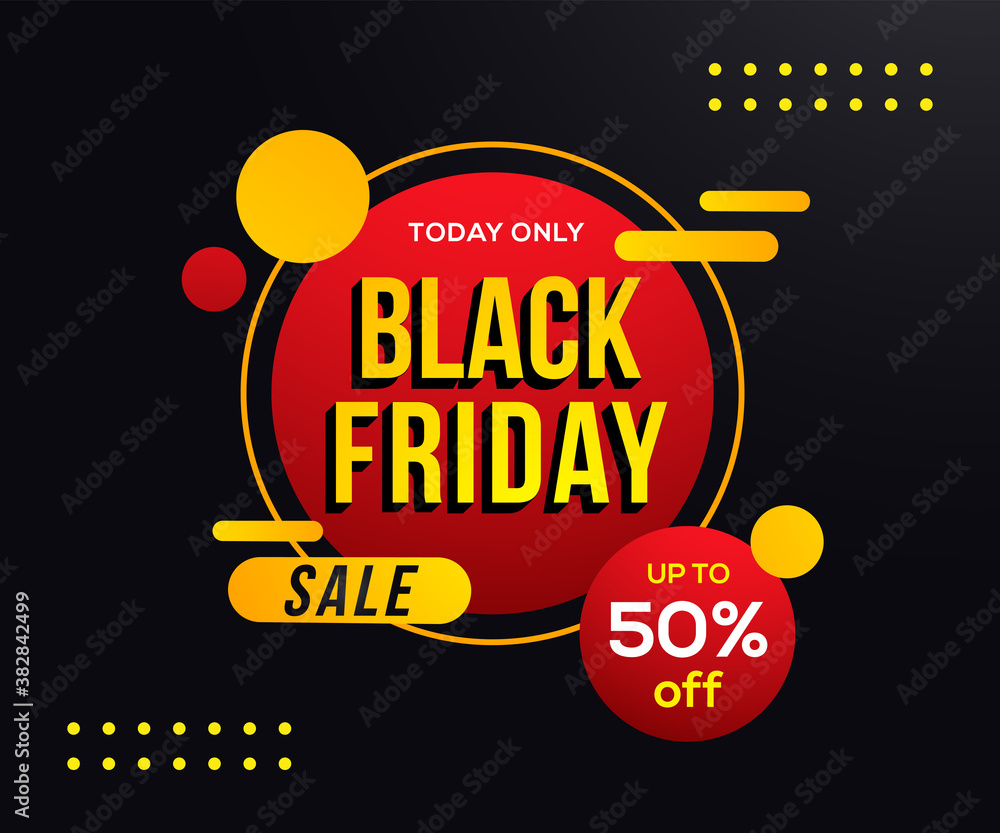 black friday offers banner background