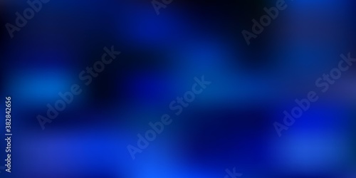 Dark blue vector gradient blur drawing.