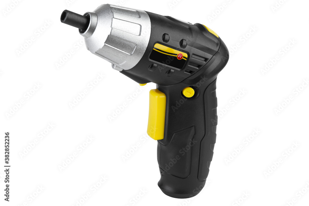 Electric drill on white background Electric drill on white background