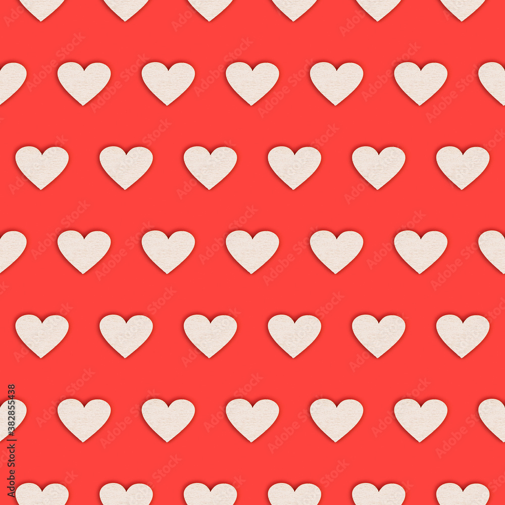 Heart. Valentine's Day. Pattern of hearts on a red background. Seamless pattern. No seam. Pattern. Concept. Heart. Valentine's Day. Pattern of hearts on a red background. Seamless pattern. No seam. Pattern. Concept.