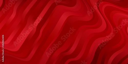 Light Red vector background with lines. Colorful illustration in abstract style with bent lines. Template for cellphones.