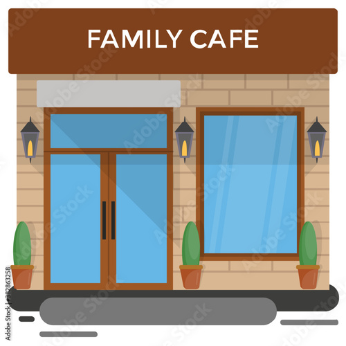 
Family cafe, bar representation
