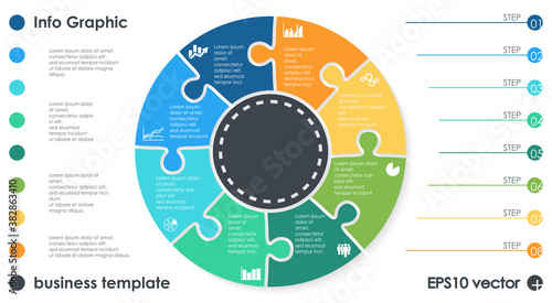 business info graphic template
