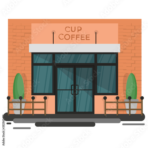 
A traditional style cafe names cup coffee for coffee and beverages 
