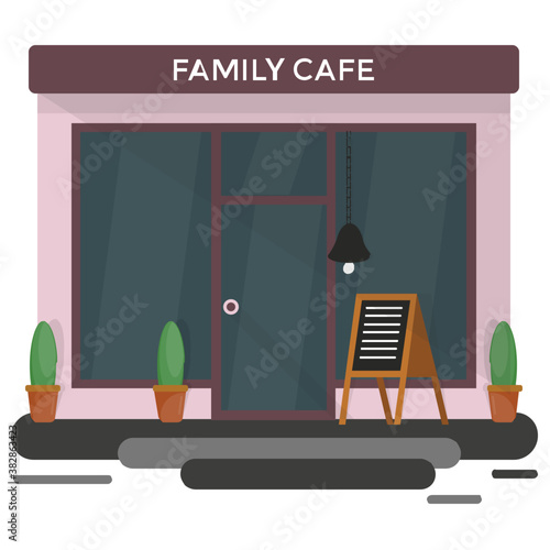 Family cafe, bar representation
