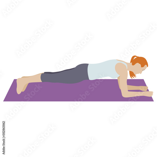 
Aerobics workout flat icon design 
