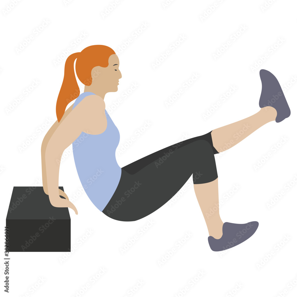 Stretch muscle exercise, fitness exercise
Stretch muscle exercise, fitness exercise