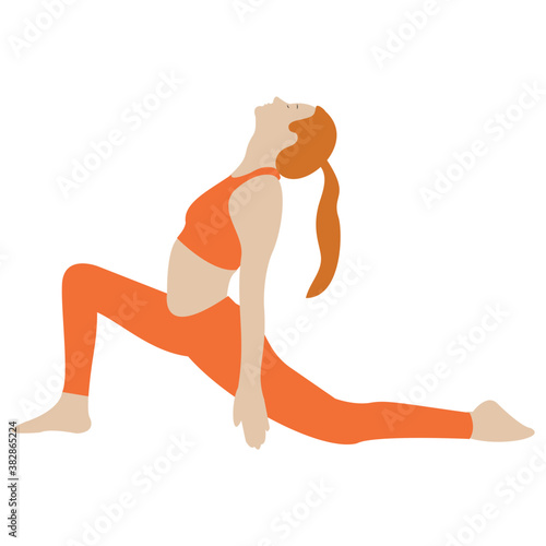 
Stretch muscle exercise, fitness exercise 
