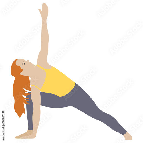 
Stretch muscle exercise, fitness exercise 
