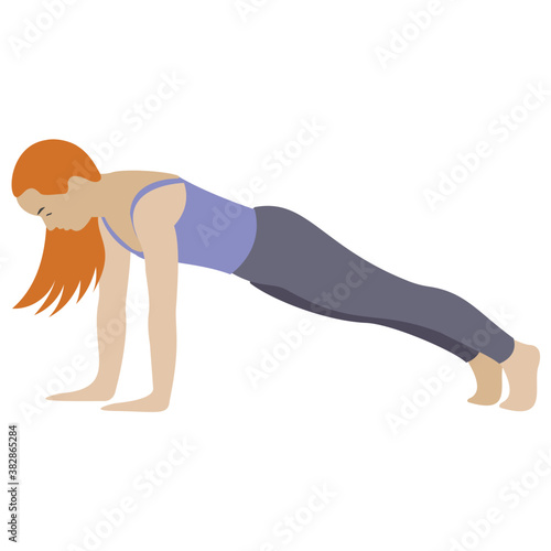 
Stretch muscle exercise, fitness exercise 
