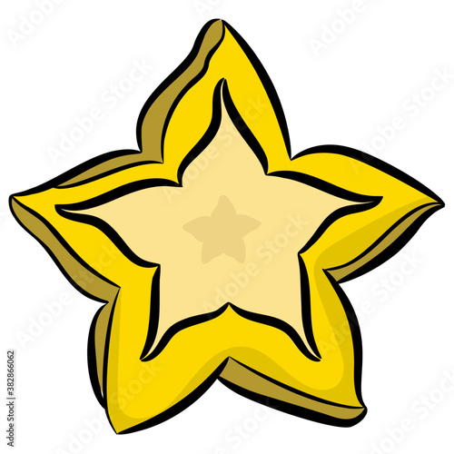 
Star shaped fruit icon
