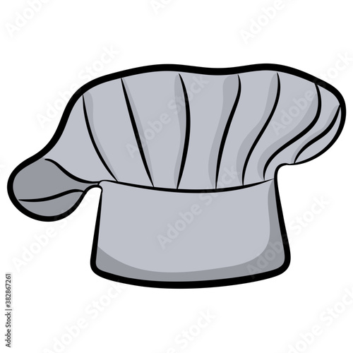 
Chef cap drawn icon 
