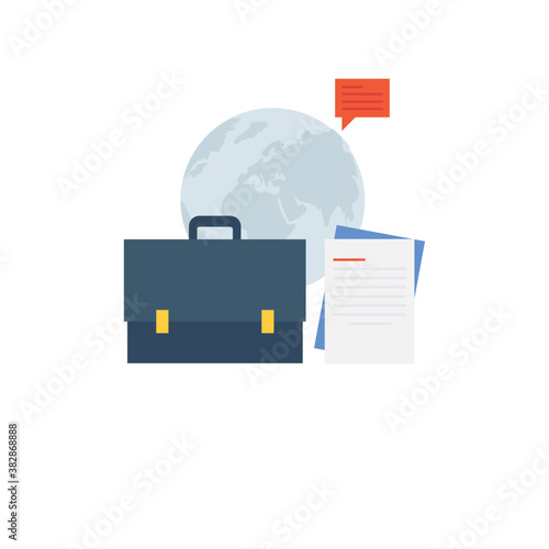 
Business portfolio denoting global business 
