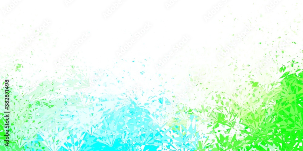 Light green vector template with triangle shapes. Light green vector template with triangle shapes.