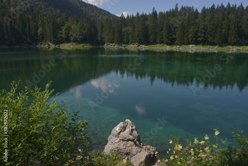 Italy Friuli, Fusine,.lake in the mountains 