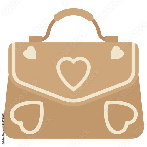 
An isolated ladies bag design
