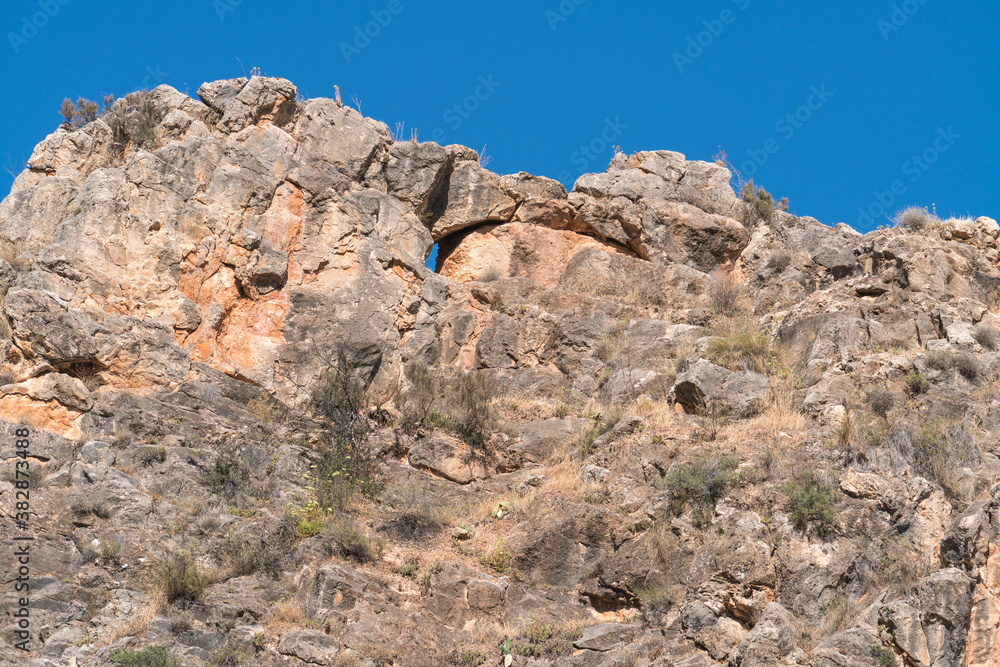 Mountainous landscape in southern Spain